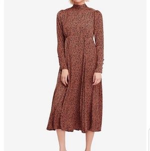 Free People open back midi dress